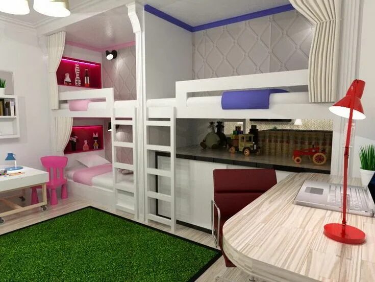 50+ Modern Bunk Bed Ideas for Small Bedrooms Bunk bed designs, Bunk beds built i
