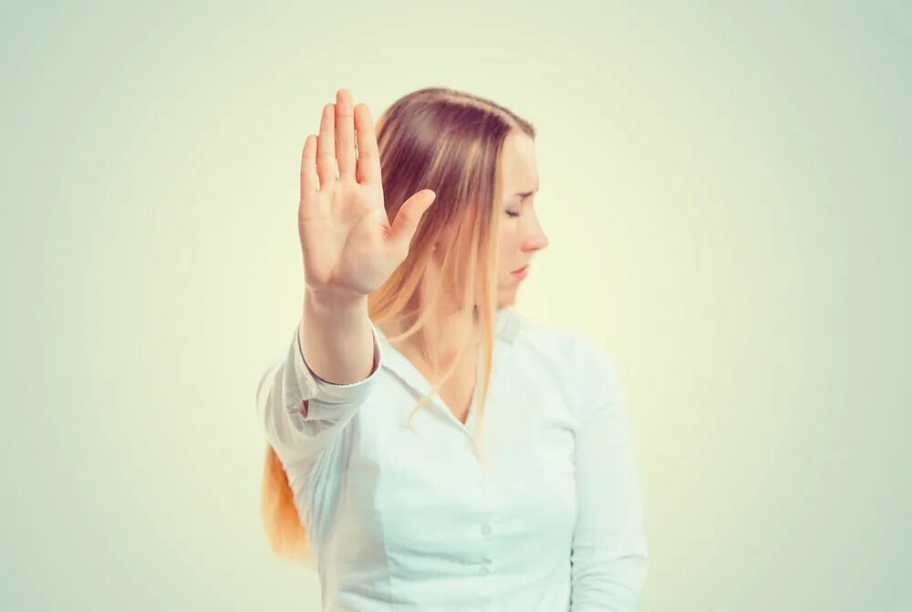 Use silence gestures and posture