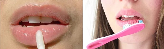 Пухлые губы с помощью зубной пасты. Накаченные губы с помощью зубной пасты.
