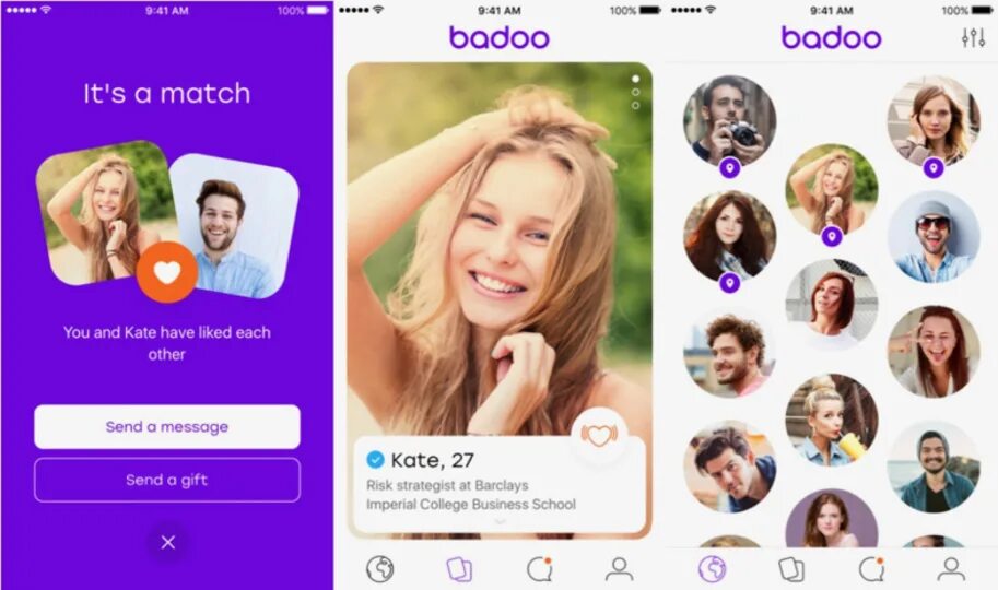 Сайты знакомств отзывы людей. Badoo. Страничка баду. Badoo Интерфейс. Badoo приложение.