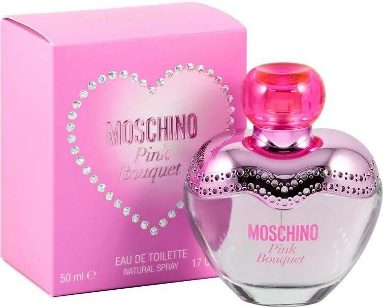 Реклама духов москино. Духи Москино Pink Bouquet. Moschino Pink Bouquet 50ml. Москино женская туалетная вода розовая. Москино Москино Пинк.