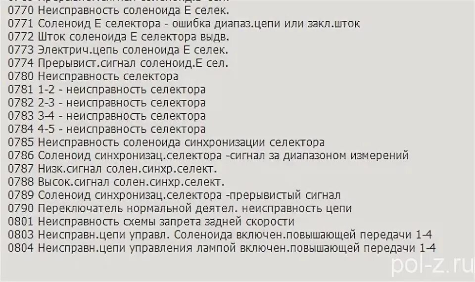 Ошибка соленоида. Ошибка соленоида