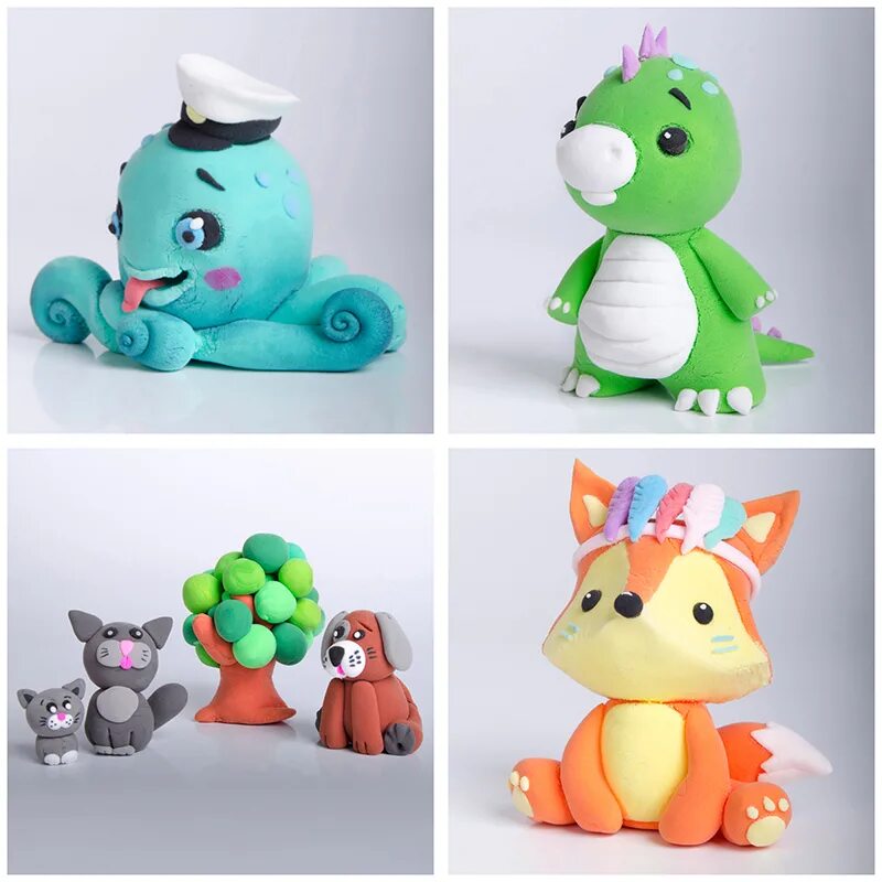 Рисунки пластилином. Мульти лепка. Поделки из пластилина. Занятие с воздушным пластилином. Идеи для лепки из воздушного пластилина.