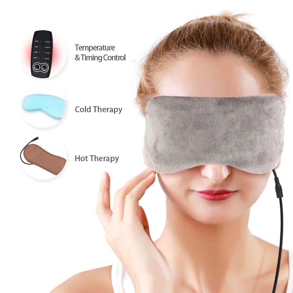 Маска для глаз с подогревом. Steam eye mask. Электрическая маска для сна. Маска для глаз с подогревом. Маска для глаз с подогревом.