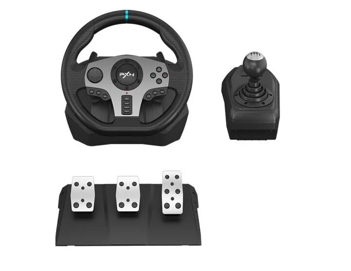 Игровой руль на 900 градусов с коробкой. Pxn v9 pro игровой руль. Игровой руль 900 градусов с 3 педалями. Logitech driving force gt. Руль с тремя педалями и коробкой передач.