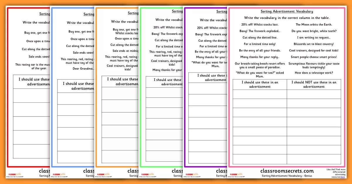 Sort and write