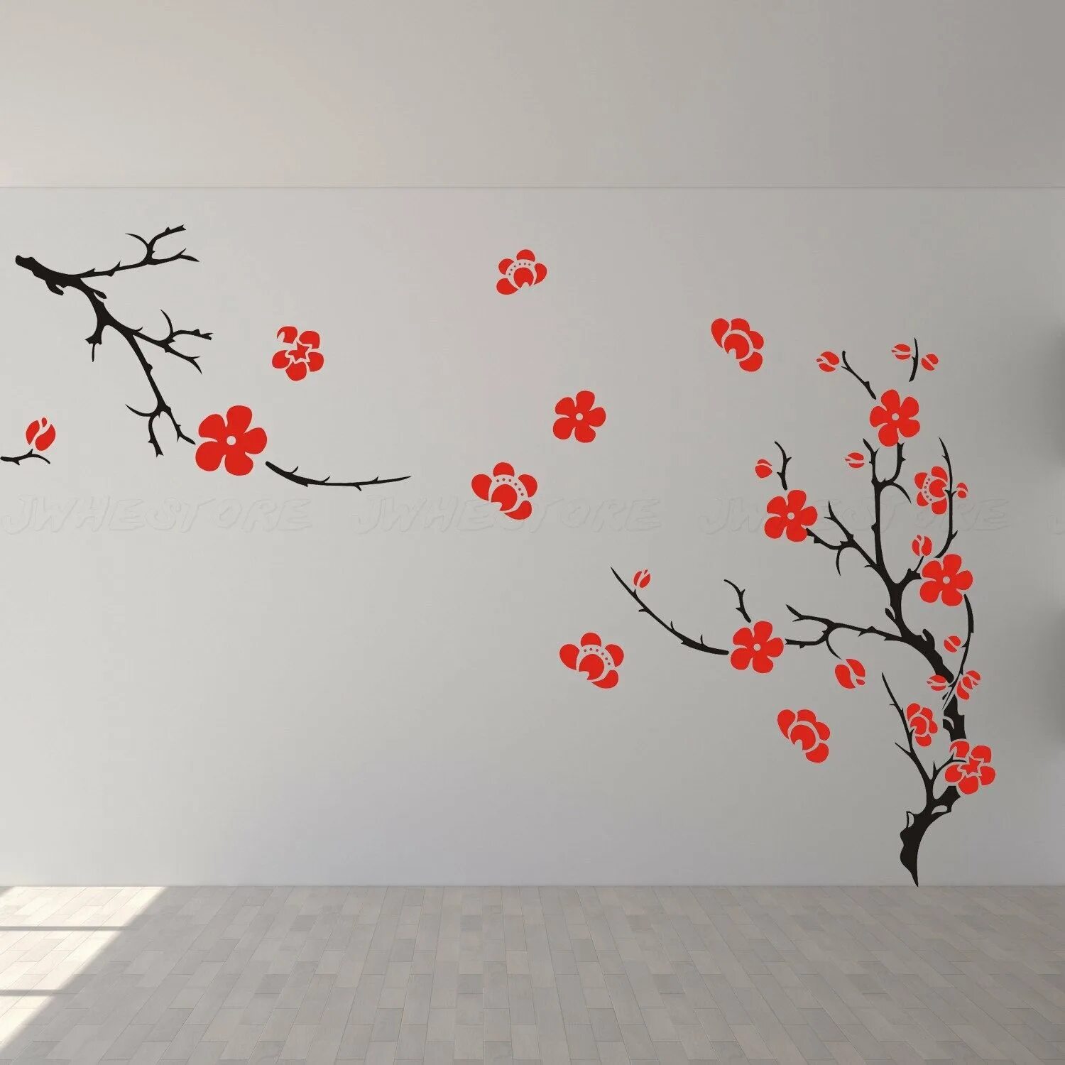 Сакура дизайн. Лепка на стене Сакура. Ветка Сакуры на стене. Стена в японском стиле. Роспись стен в японском стиле.