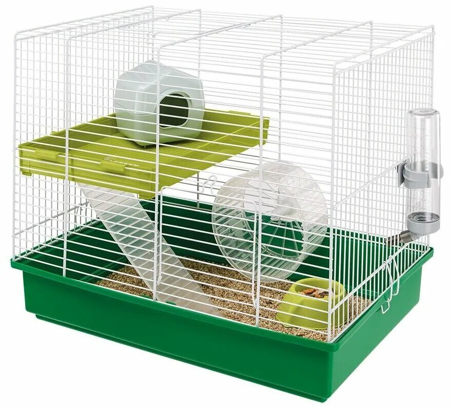 «Ferplast» клетка criceti Deluxe. Клетка для хомяка Ферпласт. Клетка Hamster Duo для хомяков (46 x 29 x h 37,5 см). Клетка для грызунов Ferplast Hamster Duo. Цена хомяков в магазине