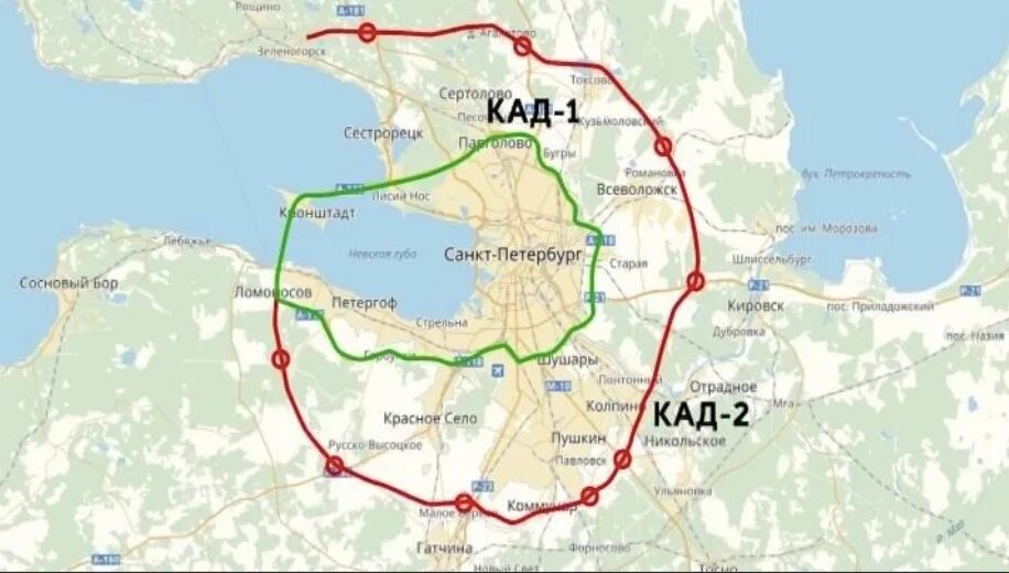 Проект кад 2 вокруг санкт петербурга. КАД-2 Санкт-Петербург на карте. Схема второй кольцевой дороги вокруг Санкт-Петербурга. КАД-2 Санкт-Петербург схема 2021. КАД 2 СПБ схема.