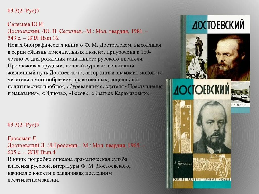 Замечательные люди биография. Достоевский ЖЗЛ Селезнев. Жизнь замечательных людей Достоевский. На тему жизнь замечательных людей презентация. Достоевский 195 лет со дня рождения.