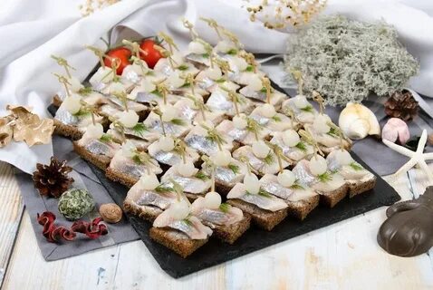 Закуска с селедкой на праздничный стол