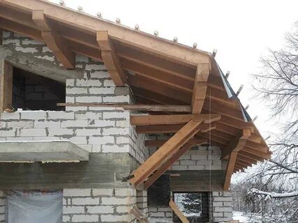 Стропильная система фронтоны