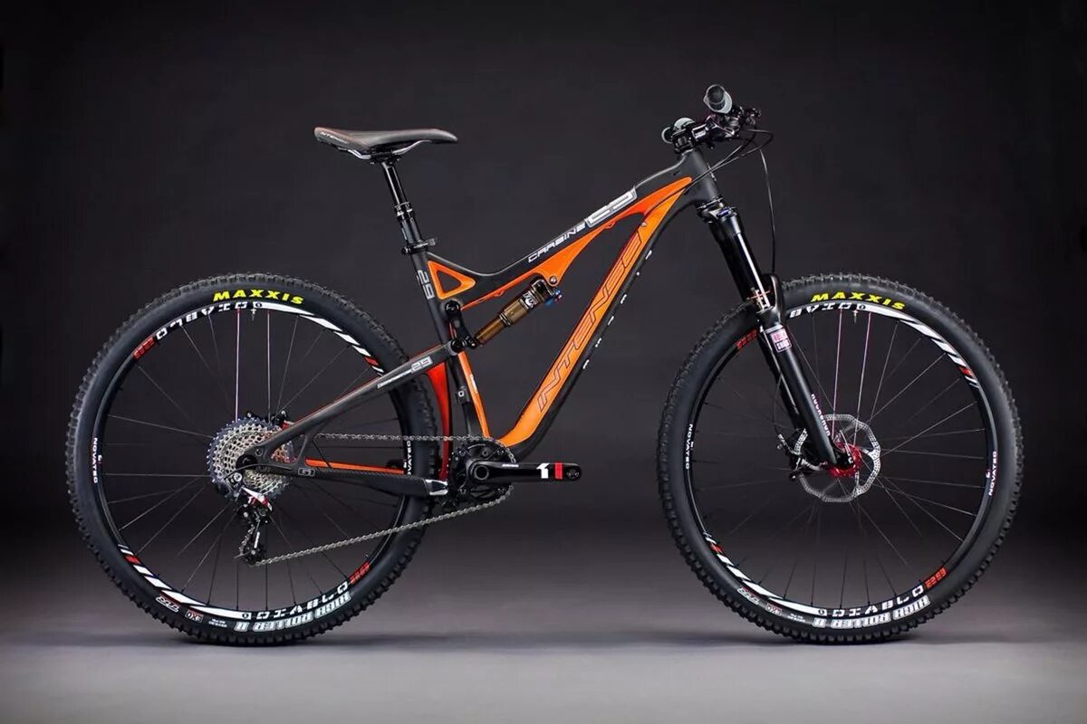 Intense Carbine 29. Карбоновый двухподвес Trek. Самый дорогой МТБ двухподвес. Intense Bike 2022.