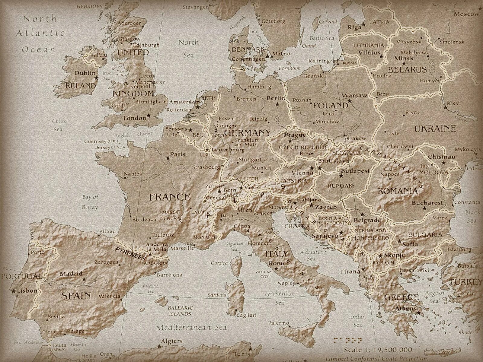 Карты европы в реальном времени. Карты европы в реальном времени