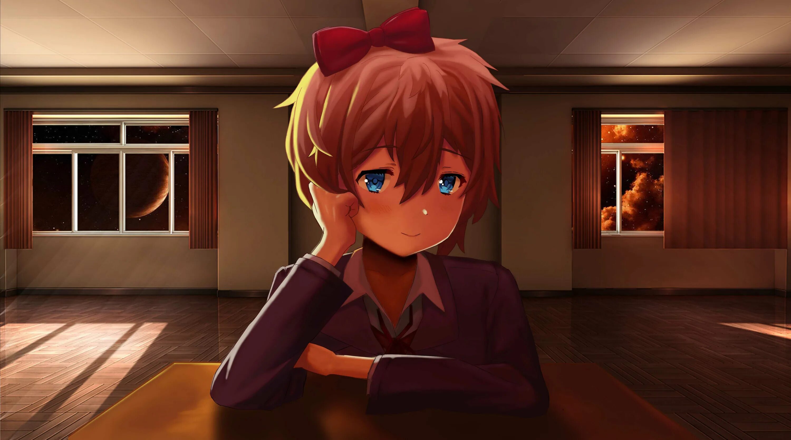Доки доки значение. Ddlc сайори. sayori ddlc. саери доки доки. саёри и моника.