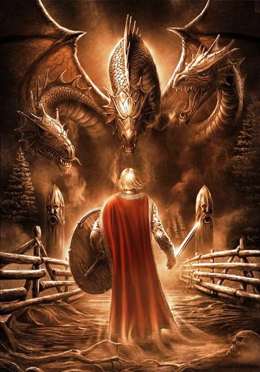 змей горыныч калинов мост. река смородина и калинов мост. славянские боги игорь ожиганов перун. Happiness, elena khomutinnikova (fedoskino). калинов мост арт.