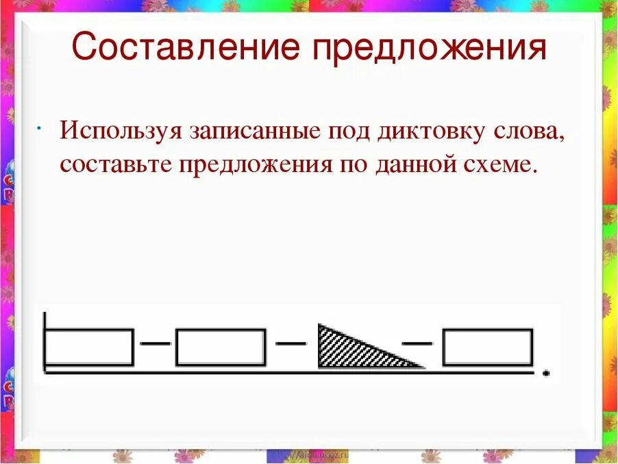 Схема предложения. Схема предложения 1 класс. Составить схему предложения. Составление предложений по схемам.