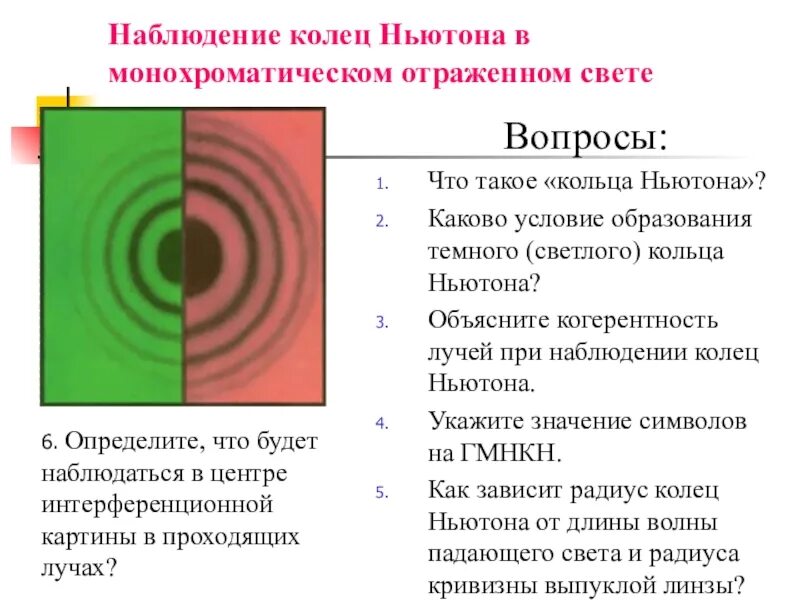 Интерференционная картина монохроматического света. Интерференция в монохроматическом свете. Интерференция монохроматического света. Кольца Ньютона интерференция света. Какое явление объясняется интерференцией света