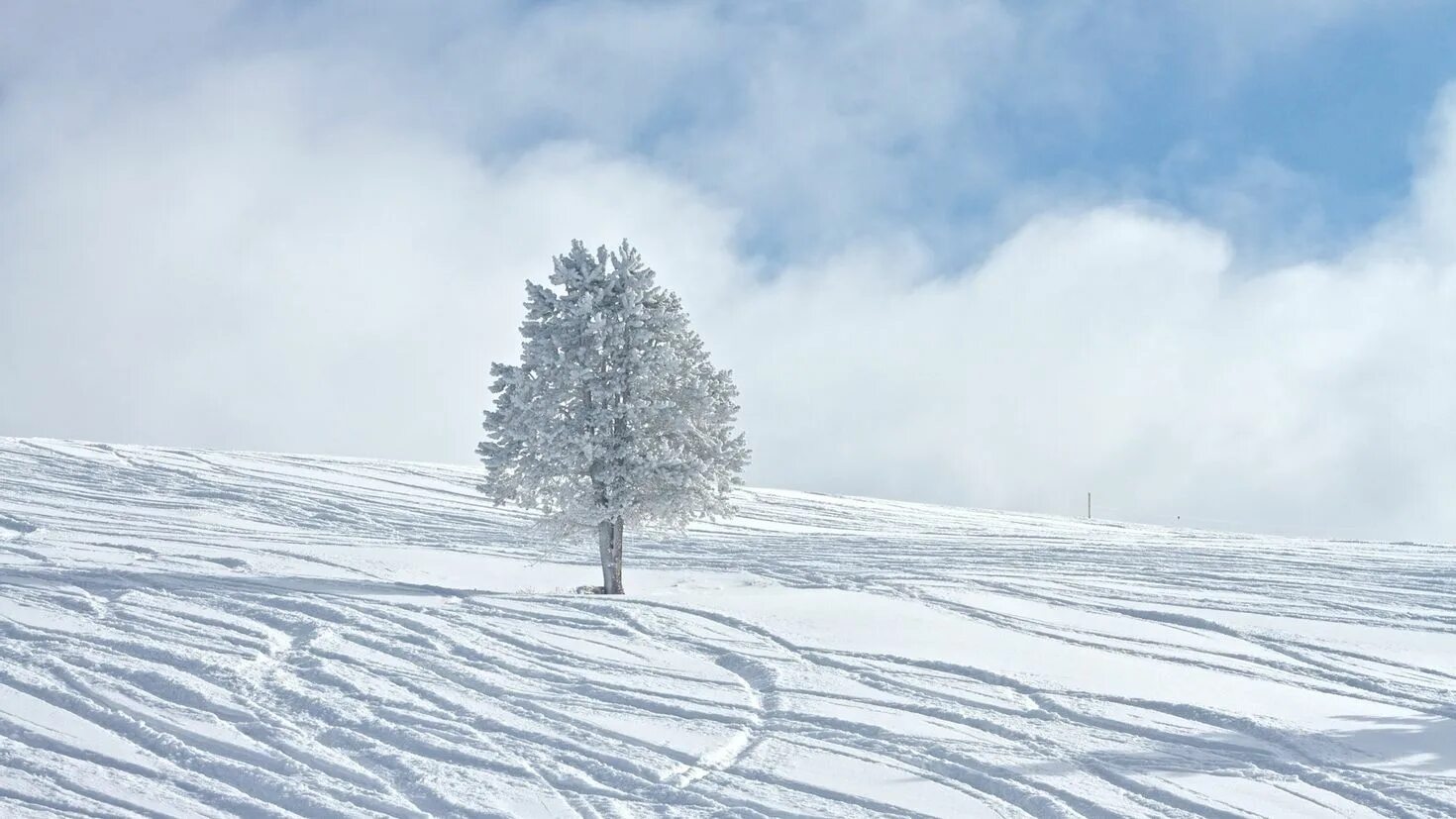 Look at those clouds it snow