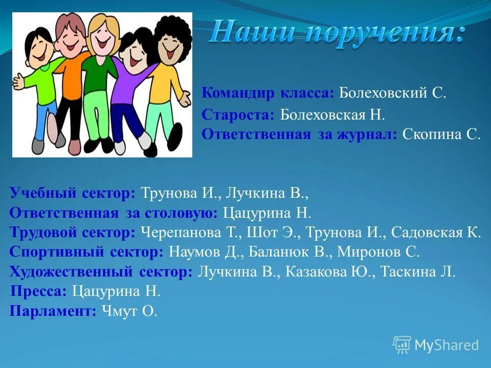 Командир класса. Командир класса