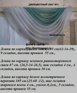 Как рассчитать ширину тюли