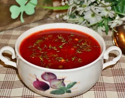 Свекольник горячий без капусты