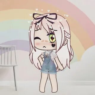 Нарисованные gacha девочке
