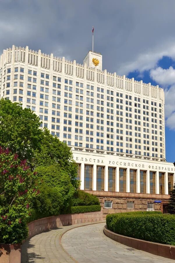 Правительство Белого Дома здания Российской Федерации и реки Стоковое Изображени