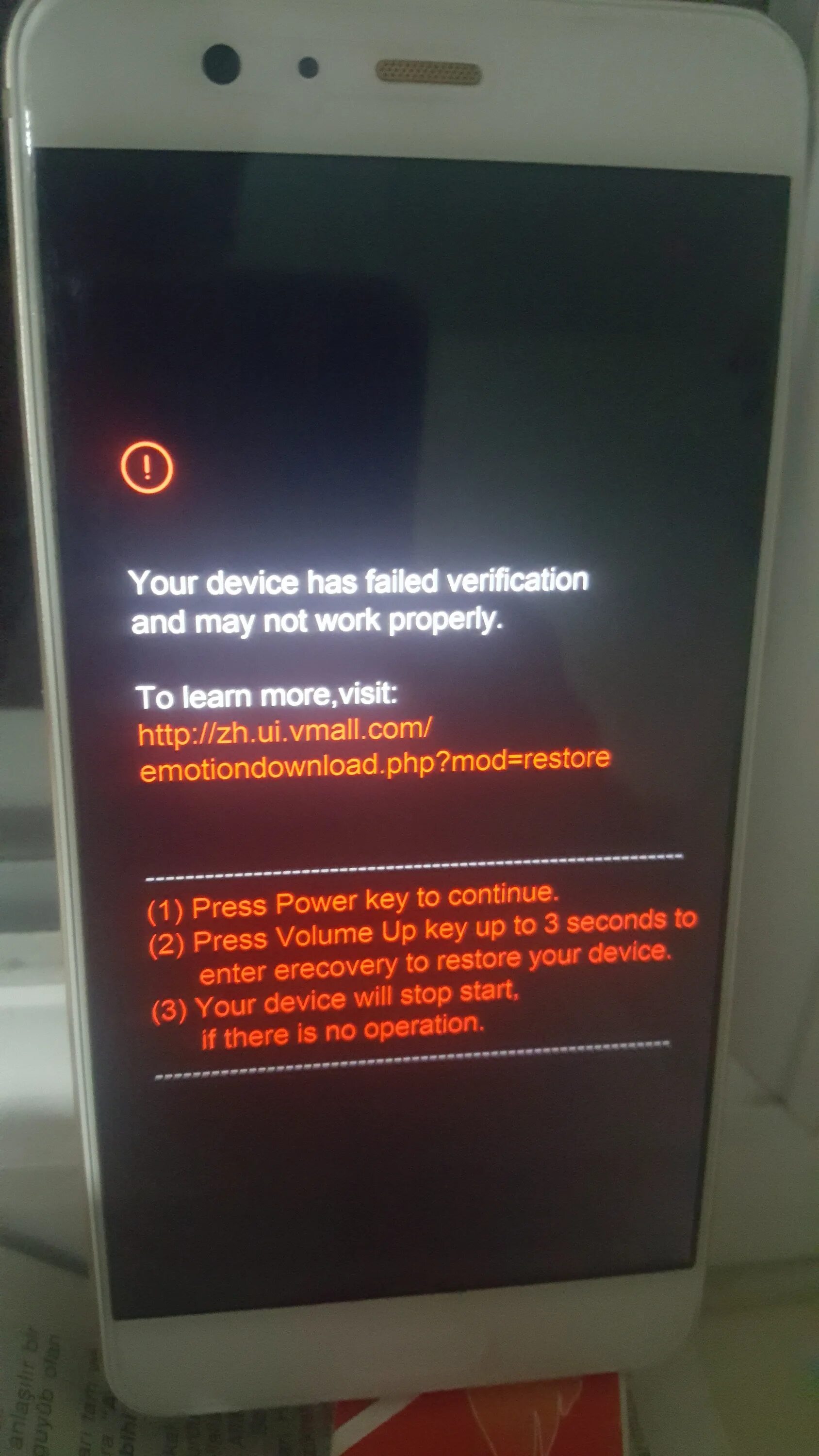 Your device has failed. Ошибка your device has failed verification and May not work properly. Хуавей your device has failed verification. Honor ошибка your device has failed verification and May not. Ошибка андроиде your device has failed verification and May not work properly.