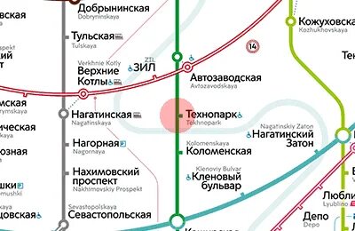 Метро технопарк на схеме метро