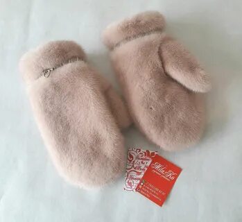 Варежки из меха