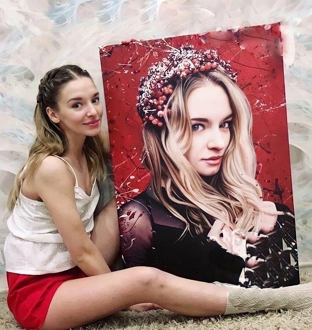 Дрим-арт портрет по фото на холсте: заказать подарочный сертификат на dream art 