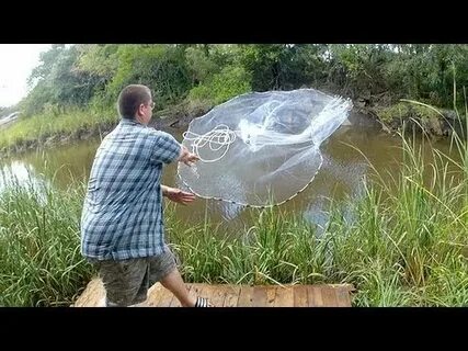 Кастинговая сеть с цепью как забрасывать