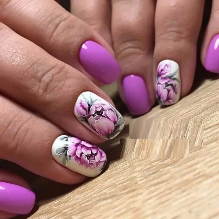 Маникюр дизайн цветов ногтей #nails #nailart #nailsofinstagram #naildesigns #nailideas #nailartdesigns #nailc