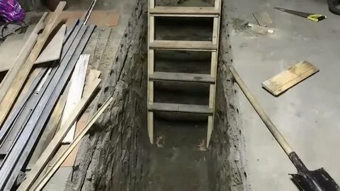 Лестница в яму гаража своими руками