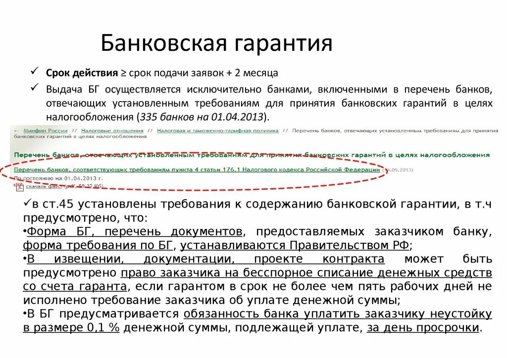 Список минфина банков выдающих банковскую гарантию. Срок банковской гарантии. Форма требования банковской гарантии. Срок предоставления банковской гарантии. Требование по гарантии.