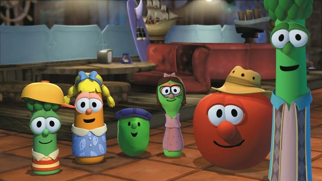 Пираты в стране овощей. Veggietales Jonah.