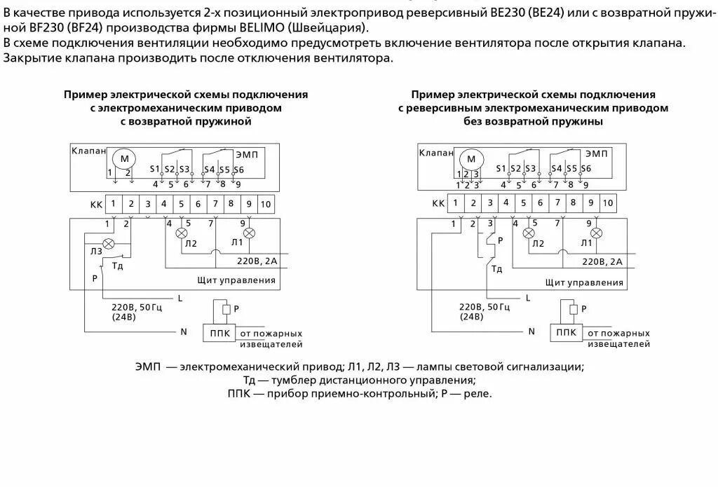 Кпс 1м 60. Клапан Гермик-с с электроприводом схема подключения. Клапана Белимо с электроприводом схема подключения сп4. Клапан Belimo 220в схема подключения. Схема подключения противопожарных клапанов.