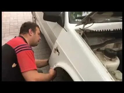 Установка пластиковых крыльев ваз