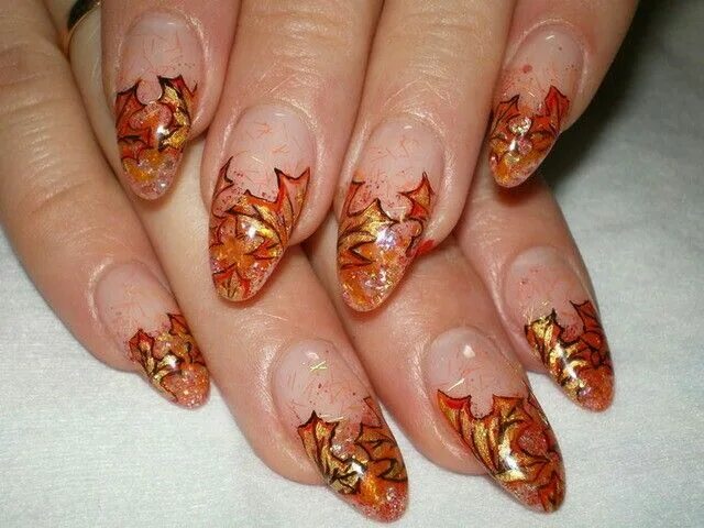 Pin on autumn nails Nails, Fall nail art designs, Nail designs
