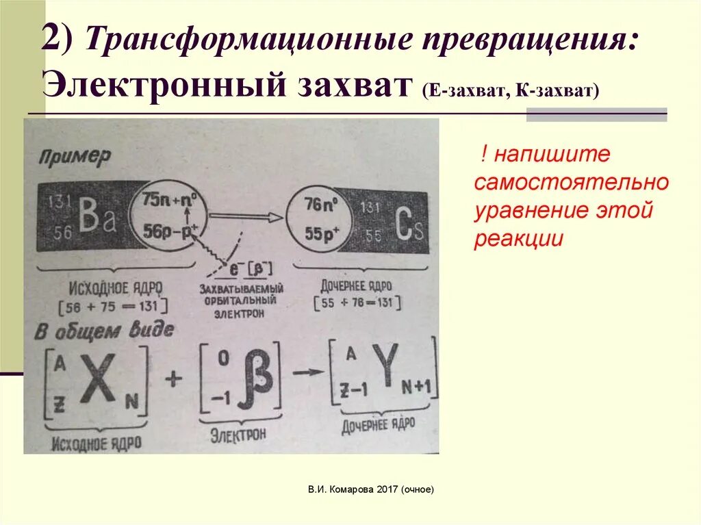 К захват электрона. Схема электронного захвата. Реакция электронного захвата. Электронный захват формула. Пример электронного захвата.