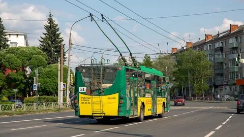 Троллейбус на карте рыбинск