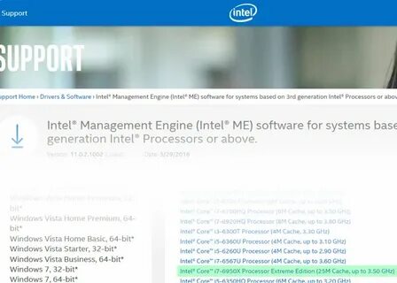Intel management engine это