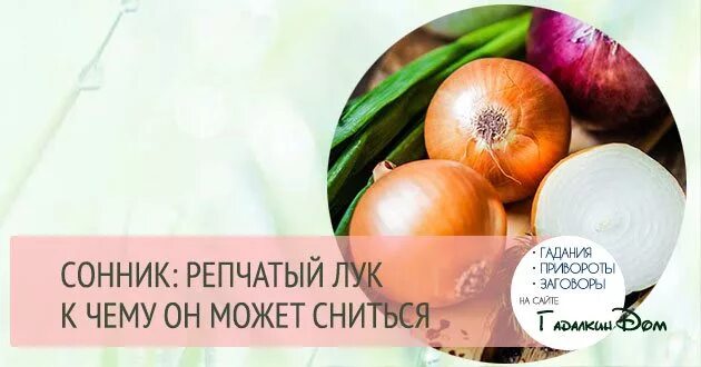 Сонник к чему снится лук