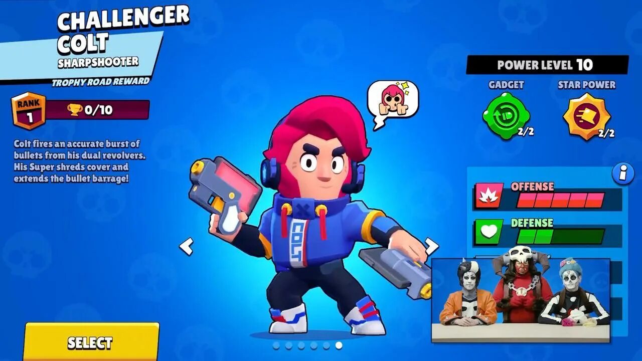 Самый редкий brawl stars. Brawl Stars Кольт. Кольт боец из БРАВЛ старс. Дуэлянт Кольт Браво старс. Скины на Кольта в БРАВЛ старс.