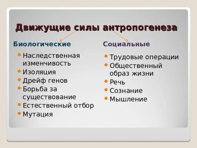 Изолированная жизнь. Движущие силы антропогенеза биологические и социальные. Биологические движущие силы антропогенеза. Движущие силы антропогенеза таблица. Схема движущие силы антропогенеза биологические и социальные.