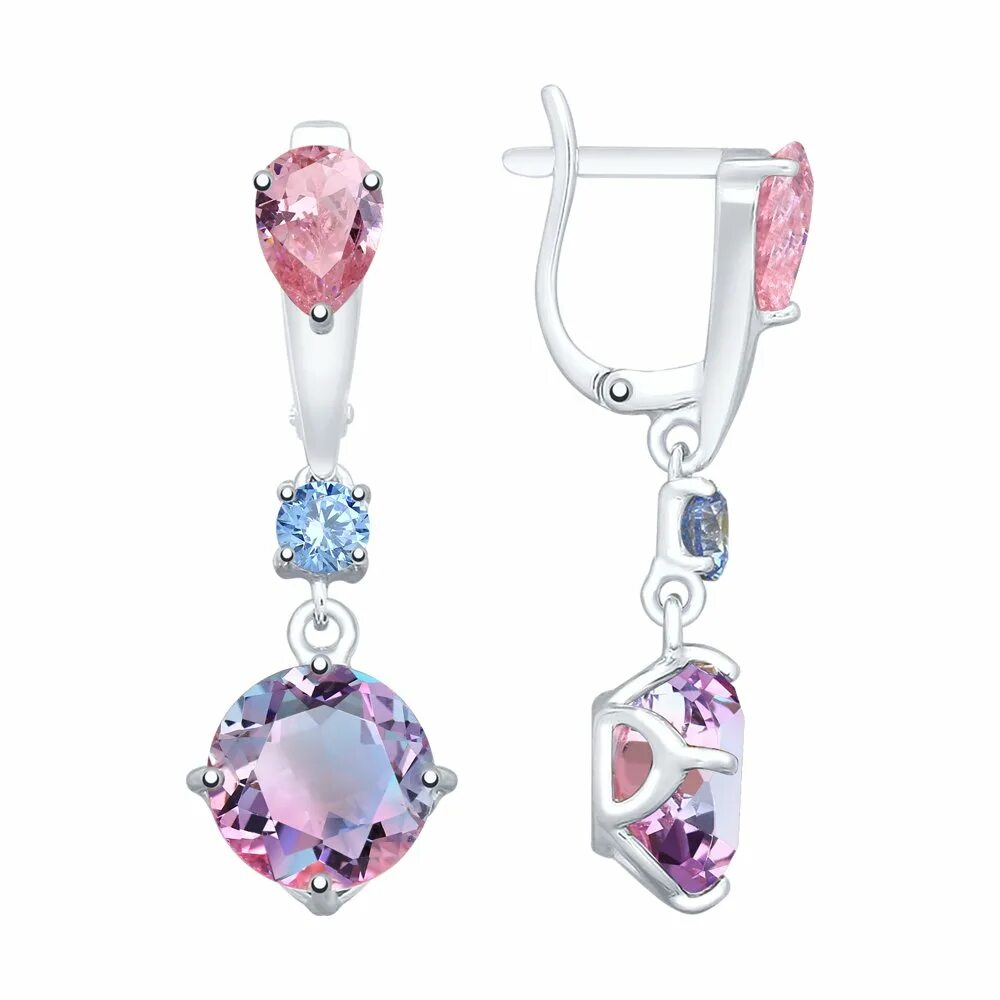 Серьги с кубическим цирконием pd-e1216-1-x-w-x-x-w. Серьги из серебра с синим камнем. Серьги серебро ситалл. Серьги серебро ситалл. Серьги fresh малис 70210epws.