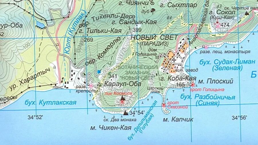 Караул-оба новый свет маршрут. Караул-оба новый свет карта маршрута. Караул оба Крым маршрут. Крым гора Сокол на карте.