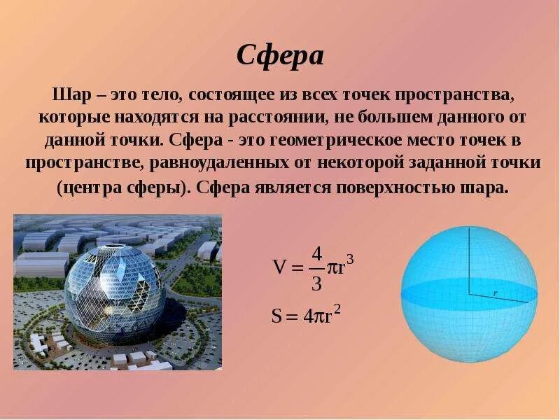 Основанием шара является. Сфера. Сфера и шар. Шар сфера геометрия. Определение шара и сферы.