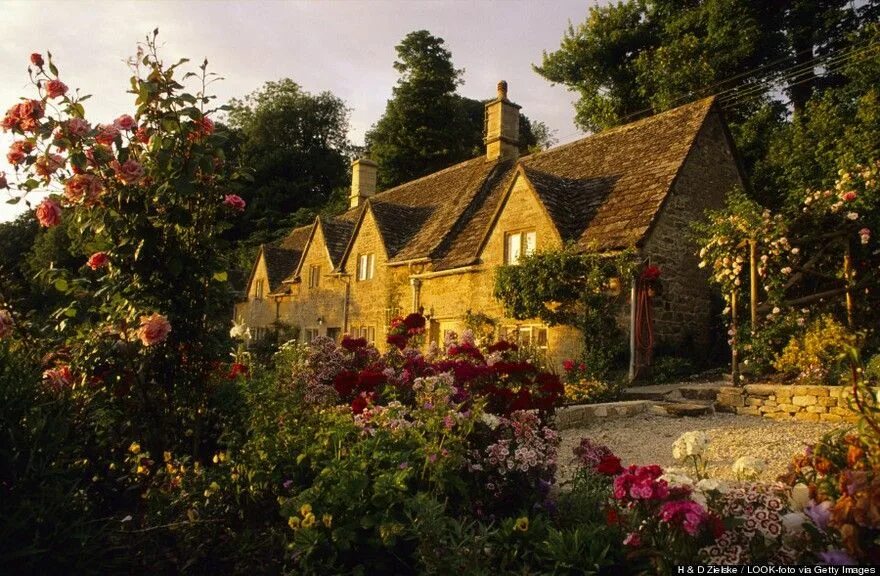 Villages england. Графство Девоншир Англия. Деревня Бибури Англия. Графство Глостершир, Бибери.